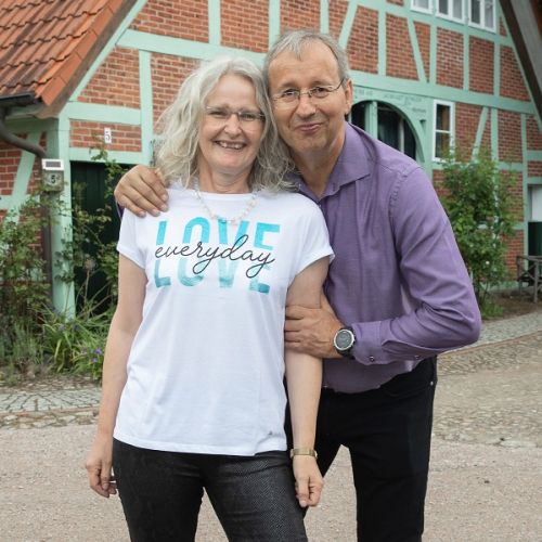 Die Gastgeber vom Ferienhof Drewes: Claudia und Jörg